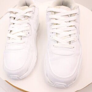 Nike Big Kids Air Max 90 Sneakers Triple White CD6864-100 US Size 5Y